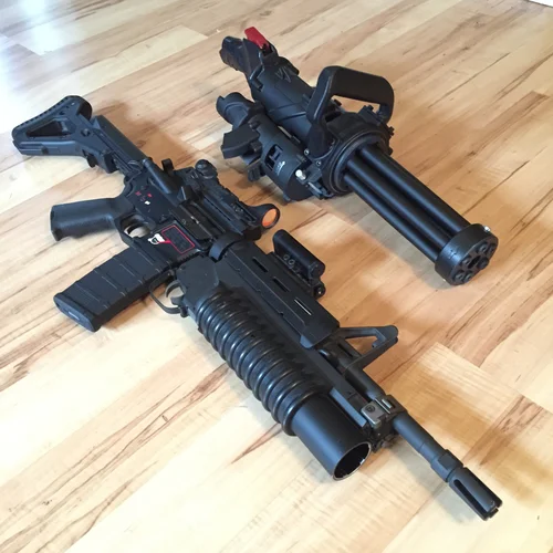 XM556 Microgun — Empty Shell llc